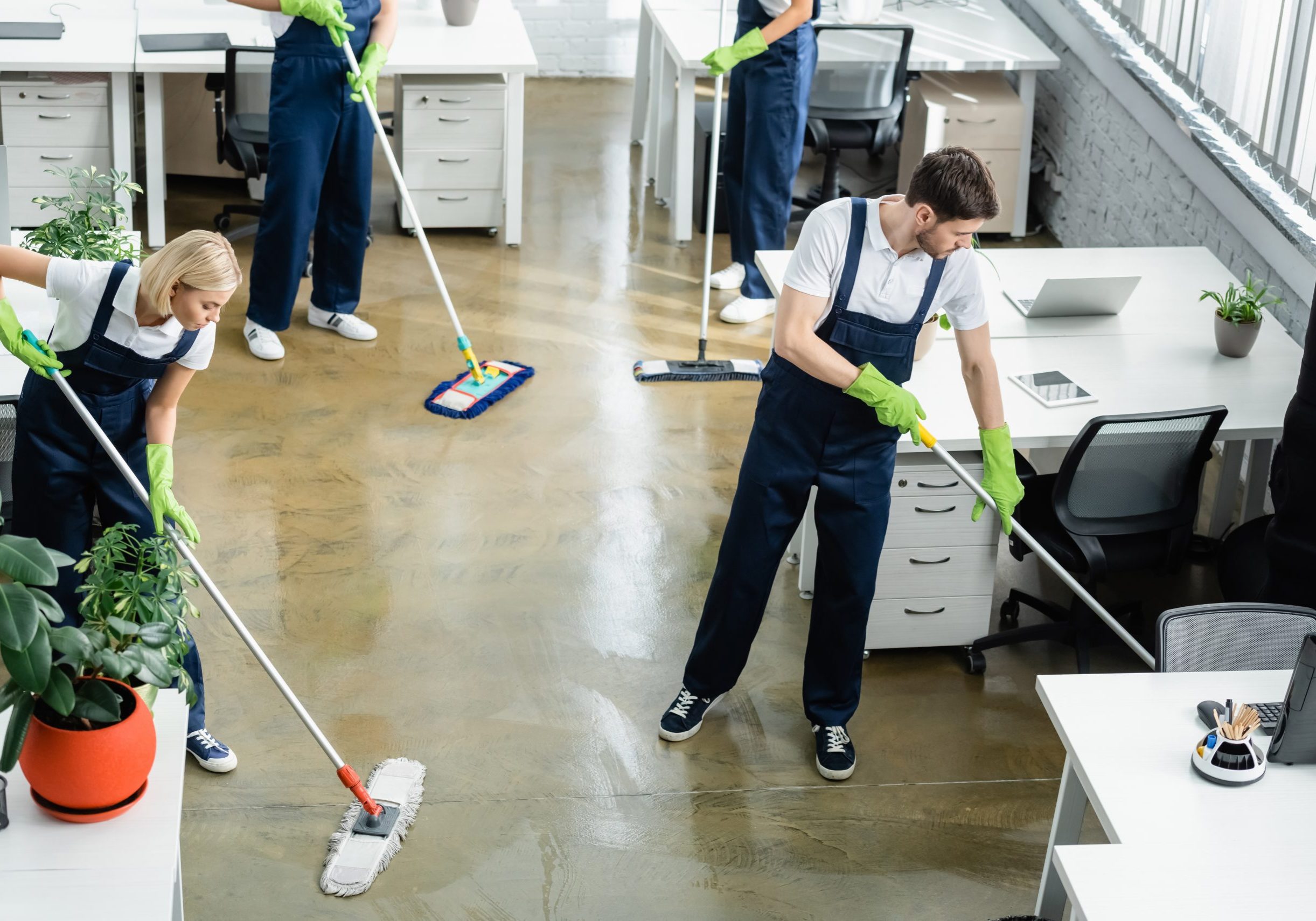 Fresh start floor cleaning